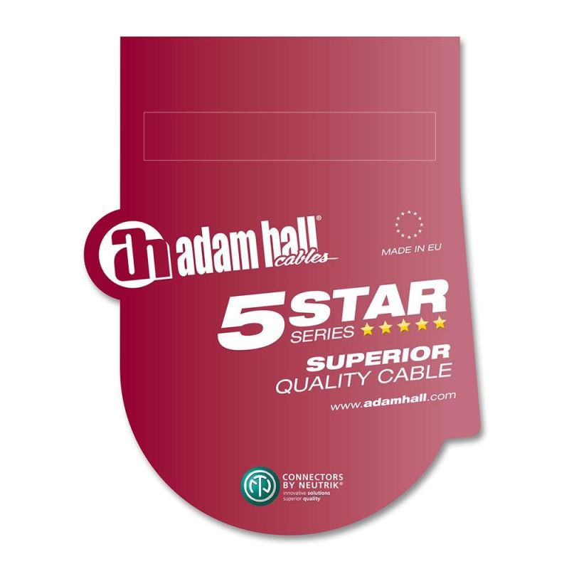 Adam Hall K5S425SS Series - Speaker Kabel 4 x 2.5 mm² Neutrik Speakon 4-pole van 0.4 m tot 20 meter | DJ-Verkoop | 