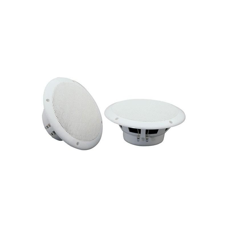 Vonyx MSV65 - Marine Speaker 6,5" 100 W Set 8 Ohm, Wit, achterkant