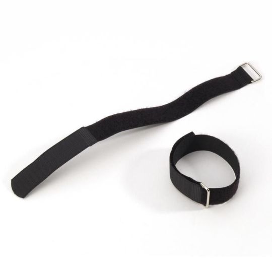 Adam Hall Accessories VR 4040 Zwart- haak en lus Kabelbinder 40cm Zwart | DJ-Verkoop | 