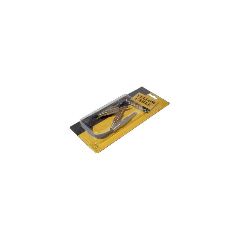 OP is OP Yellow Cable ECO PO20 0.2 meter jack naar jack instrumentkabel Aanbieding | DJ-Verkoop | 