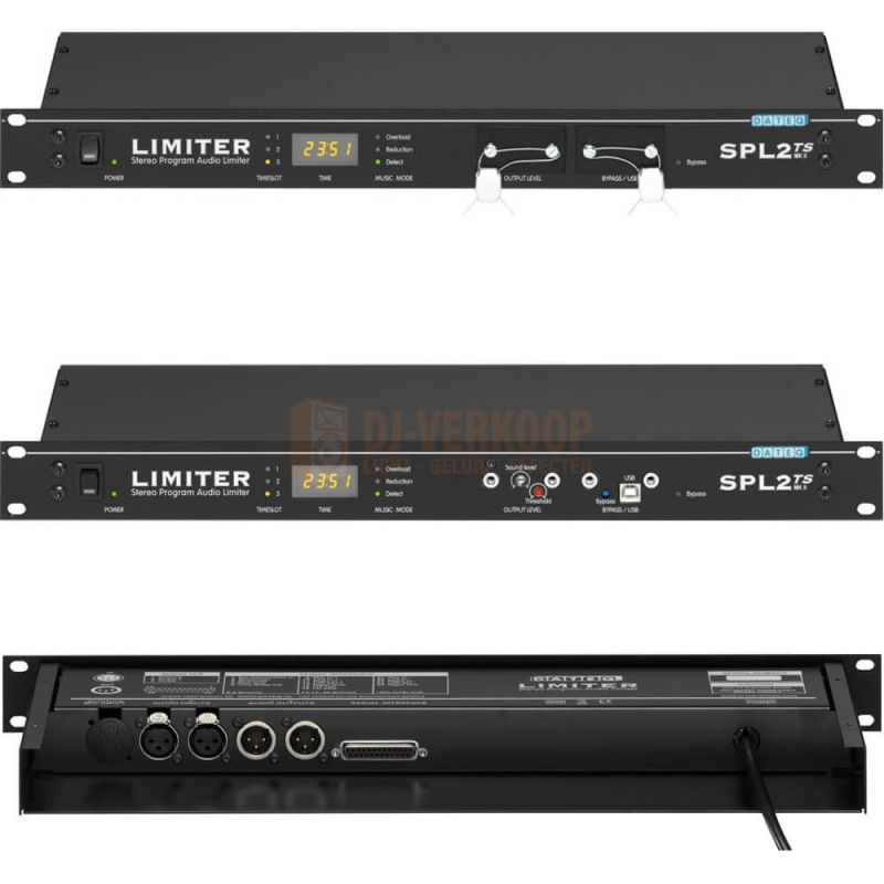 Dateq SPL-2 TS MK2 - Pro Limiter met klok