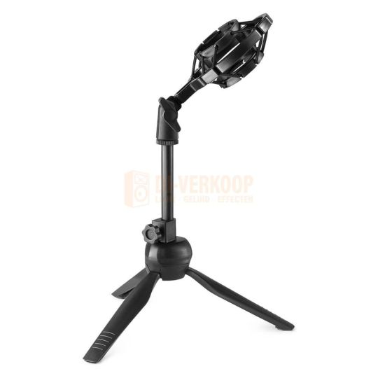 VONYX CM300S - USB Studio Microfoon Titanium incl. kabel, standaard, spin en windkap | DJ-Verkoop | 8715693320121