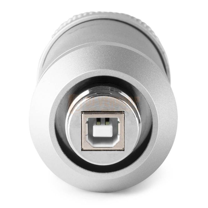 VONYX CM300S - USB Studio Microfoon Titanium incl. kabel, standaard, spin en windkap | DJ-Verkoop | 8715693320121