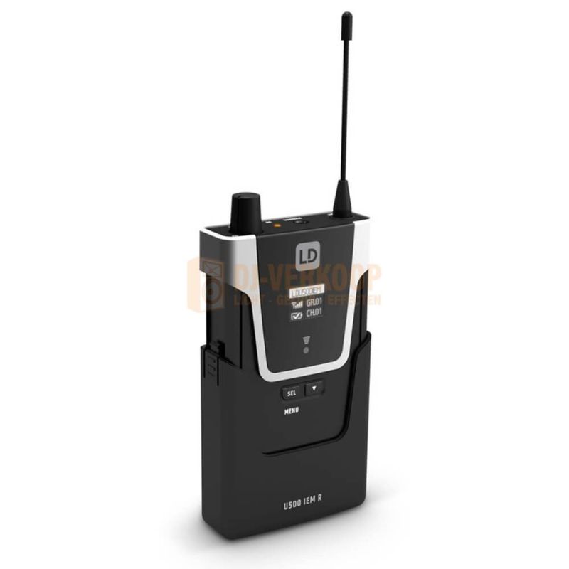 LD Systems U505 IEM R  - Ontvanger bedieningspaneel