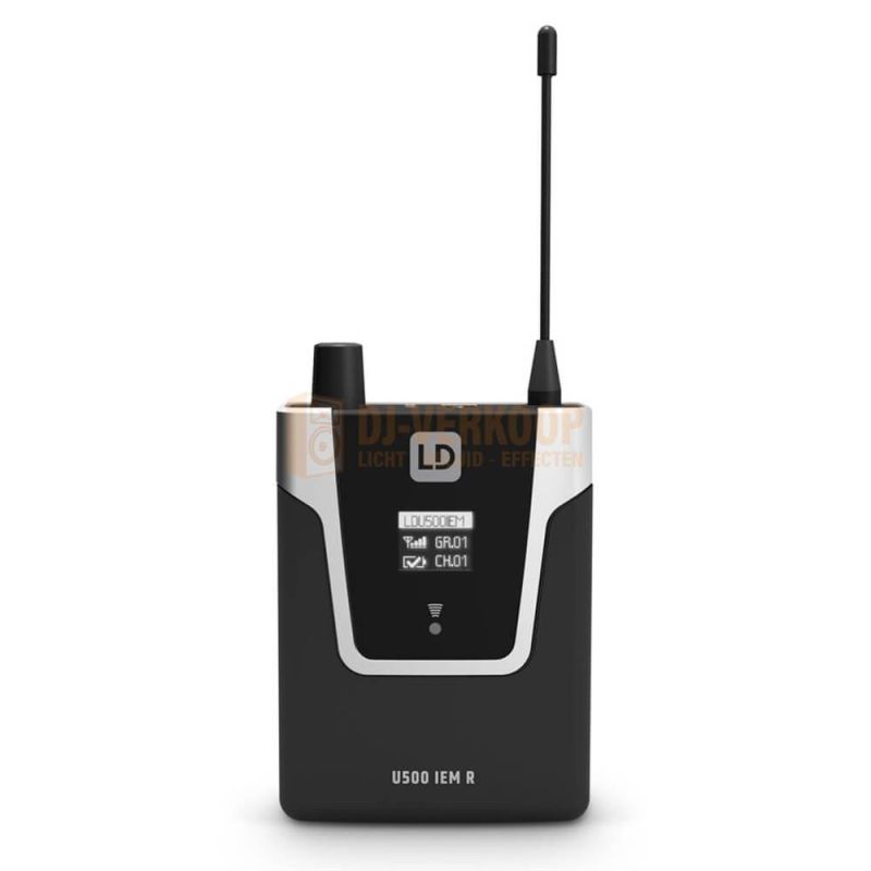 LD Systems U505 IEM R  - Ontvanger voorkant