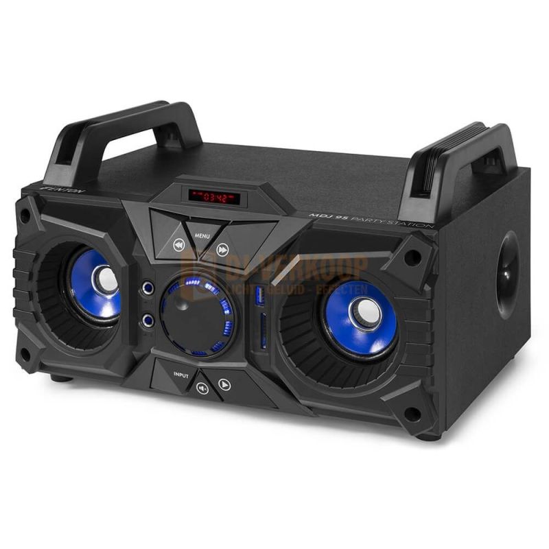 Fenton MDJ95 - Party Station 100W met accu | DJ-Verkoop | 8715693303315