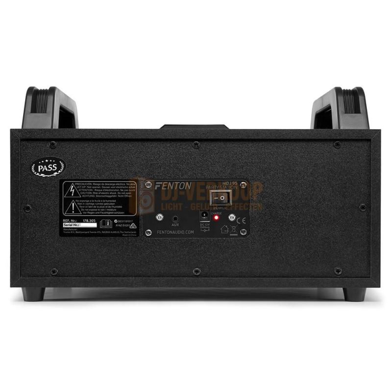 Fenton MDJ95 - Party Station 100W met accu | DJ-Verkoop | 8715693303315