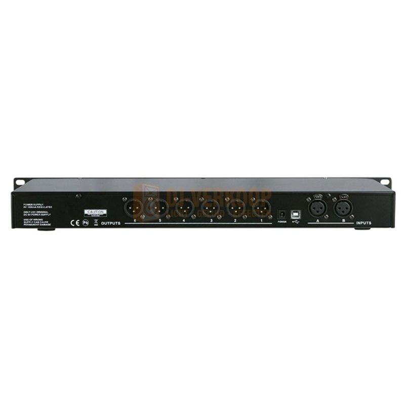 DAP DCP-26 MKII - Digitale crossover met 2 in en 6 outputs | DJ-Verkoop | 8717748336682