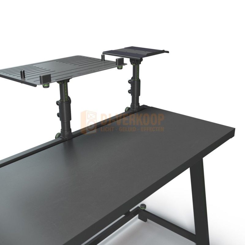 Gravity FDJT01 - DJ-Desk met verstelbare luidspreker- en laptopladen | DJ-Verkoop | 4049521589942