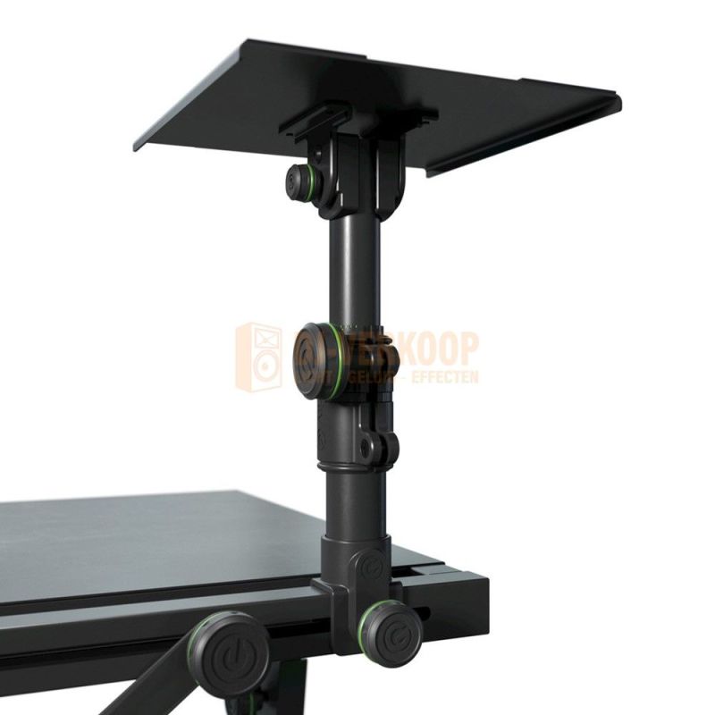 Gravity FDJT01 - DJ-Desk met verstelbare luidspreker- en laptopladen | DJ-Verkoop | 4049521589942
