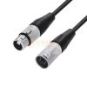 Adam Hall Cables 4 STAR DGH Series - DMX Cable REAN® 5-pole XLR female x 5-pole XLR male