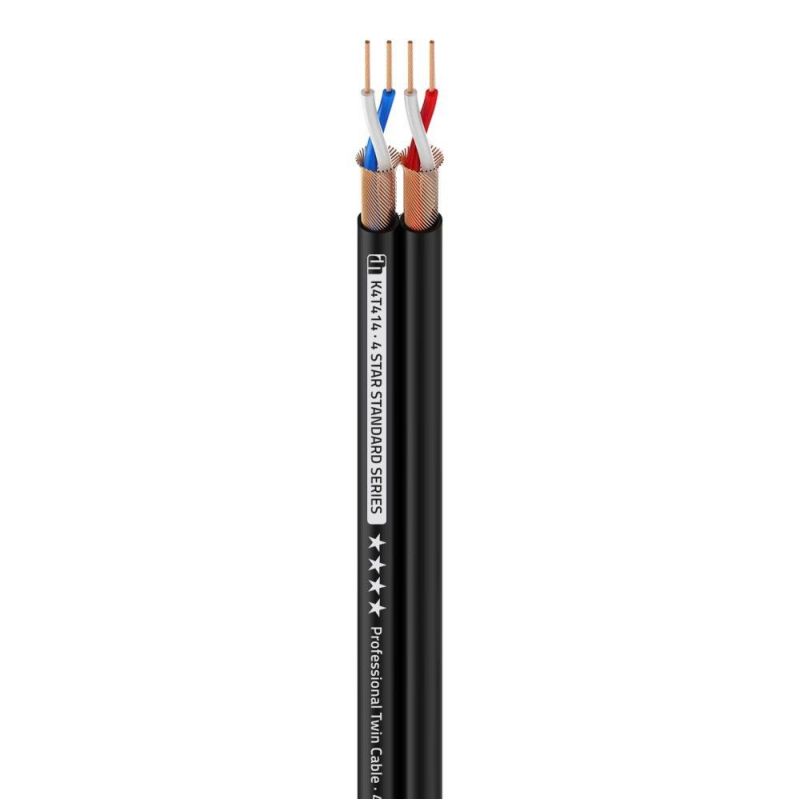 Adam Hall Cables 4 STAR TWIN 414 - Tweelingsmicrofoonkabel 4 geleiders van 0.14 mm² AWG26 | DJ-Verkoop | 4049521674693