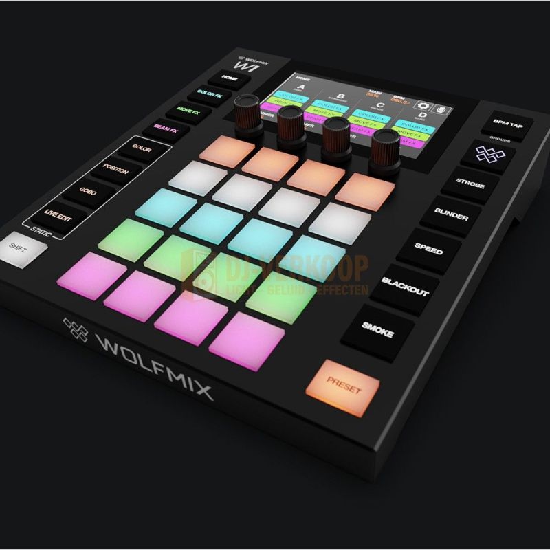 Wolfmix W1 MK2 - stand-alone DMX-performance lichtcontroller | DJ-Verkoop | 3760044450496