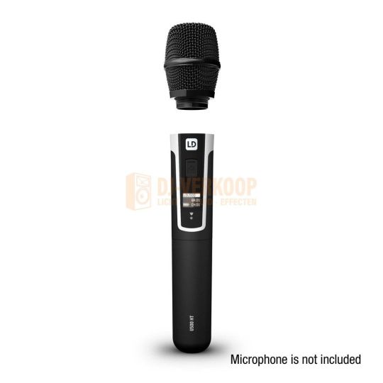LD Systems U500 CH Hypercardioid Condenser Microphone Head - Professionele Audioprestaties met Flexibele Handheld Gebruik | DJ-Verkoop | 4049521203923