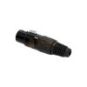 Adam Hall 4 STAR C XF3 BLK - 3-polige XLR Vrouwelijke Connector in het zwart | DJ-Verkoop | 4049521810794