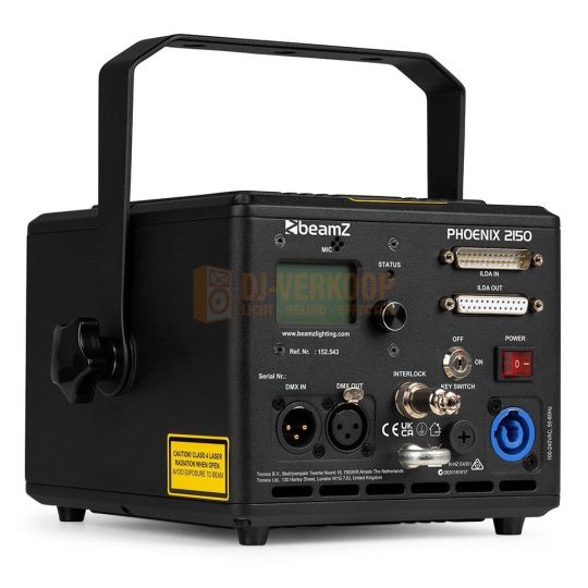 BeamZ Phoenix 2150 - Analoge Laser Systeem 2W RGB | DJ-Verkoop | 8715693354515