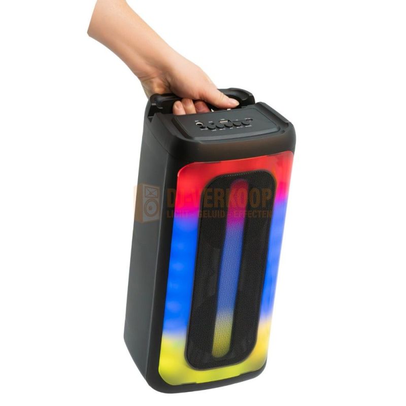 Ibiza Sound SIGMA40 – Bluetooth luidspreker met LED en microfoon | DJ-Verkoop | 5420047143532