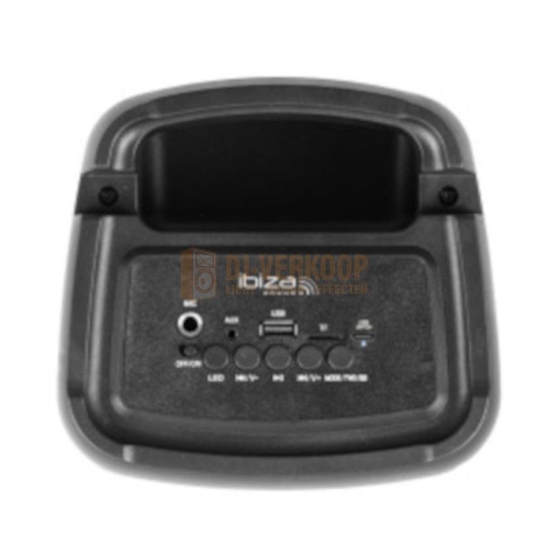 Ibiza Sound SIGMA40 – Bluetooth luidspreker met LED en microfoon | DJ-Verkoop | 5420047143532