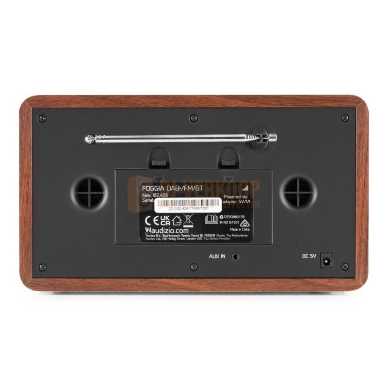 Audizio Foggia Retro DAB+ Radio series – Klassieke radio met moderne functies | DJ-Verkoop | 