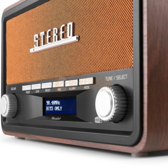 Audizio Foggia Retro DAB+ Radio series – Klassieke radio met moderne functies | DJ-Verkoop | 