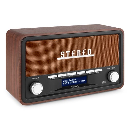 Audizio Foggia Retro DAB+ Radio series – Klassieke radio met moderne functies | DJ-Verkoop | 