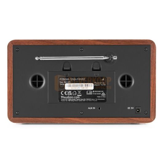Audizio Foggia Retro DAB+ Radio series – Klassieke radio met moderne functies | DJ-Verkoop | 