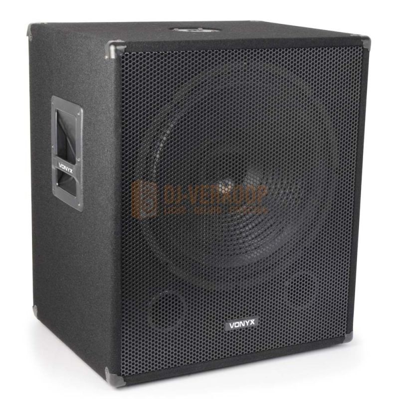 Vonyx SMWBA18 - Actieve Bi-Versterker Subwoofer 18” – 1000W | DJ-Verkoop | 8715693271379