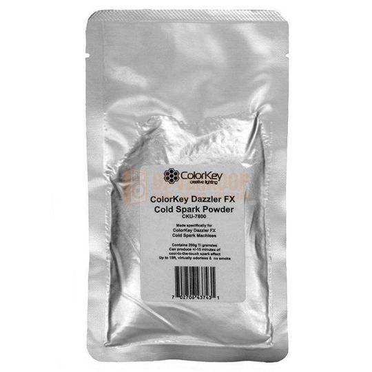 ColorKey Dazzler FX Cold Spark Powder – Titanium Poeder voor Koude Vonkeneffecten | DJ-Verkoop | 