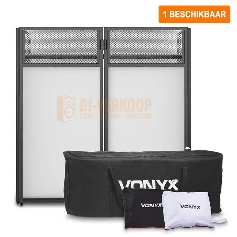 Verhuur - DJ Booth DB4 Pro - Opvouwbaar DJ Booth systeem met doeken en tas | DJ-Verkoop | 