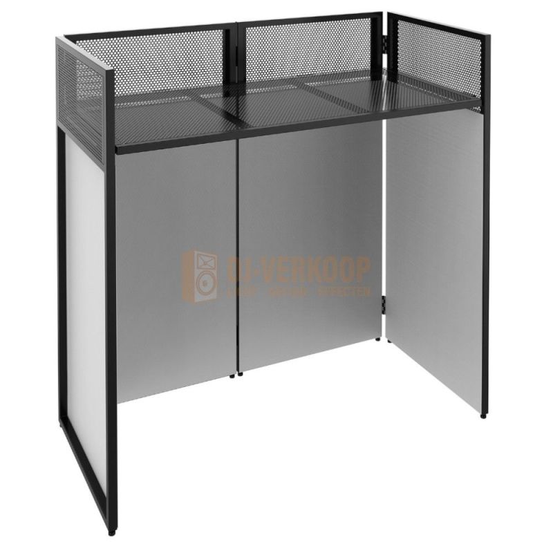 Verhuur - DJ Booth DB4 Pro - Opvouwbaar DJ Booth systeem met doeken en tas | DJ-Verkoop | 