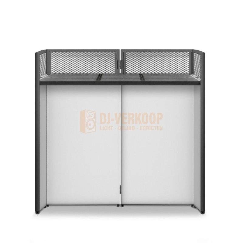 Verhuur - DJ Booth DB4 Pro - Opvouwbaar DJ Booth systeem met doeken en tas | DJ-Verkoop | 
