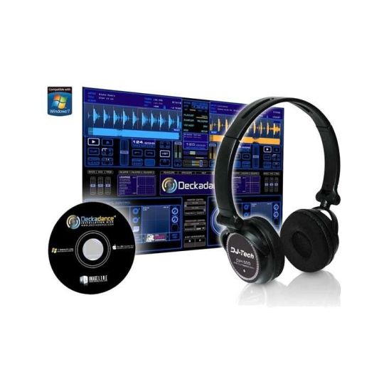 Op is Op - DJ-Tech DJH555 - Hoofdtelefoon met usb aansluiting | DJ-Verkoop | 5420047116949
