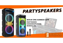 Partyspeakers: kleine prijzen, groot geluid!
