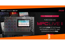 Akai MPC Live II: Krijg tijdelijk gratis €700 aan Gratis Software en Expansies